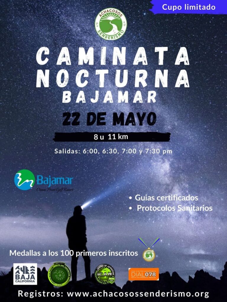 CAMINATA NOCTURNA EN BAMAJAR 22 DE MAYO